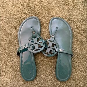 Tory Burch Green Sandals